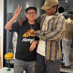 Human Made x Henry’s Pizza Shirt Verdy Black Slice Tee M Nigo Japanese