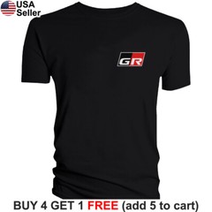 Toyota Gazoo Racing T-Shirt TGR Logo TRD JDM Motorsport GR Supra F1 Sport BTY09