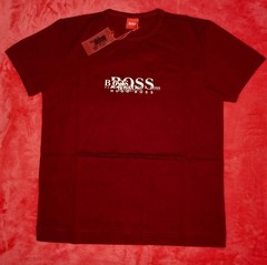 Hugo Boss T-Shirt Men’s Slim XL Burgundy Logo Graphic Cotton Tee NWT