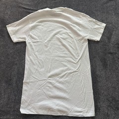Vintage 90s Under T Shirt Hanes White Tee Mens Small single stitch Blank Plain