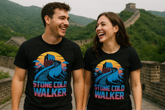 The Great Wall Of China T-Shirt – “Stone Cold Walker” Graphic Tee