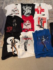 10X Two In The Shirt “Tits” Tees New All XL READ 8 TAGS 2 WITHOUT BUT NEW RARE