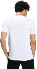 PUMA Mens T-Shirt XL White Cotton Stretch Maxi Cat Logo Graphic Tee Summer Tee