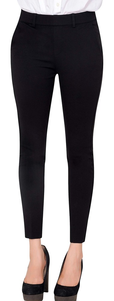 Women’s Pull On Stretch Yoga Dress Business Work Pants 12 Black
