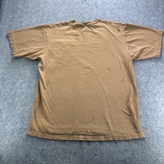 Carhartt Shirt Mens LT Brown Tall Pocket Workwear Short Sleeve Crewneck Tee