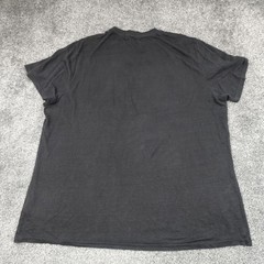 Marks & Spencer 100% Linen T-Shirt Black Size XL Men’s Short Sleeve M&S