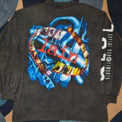 Serial Experiment Lain Mexican Bootleg Inspired Limited Faded Tshirt Longsleeve