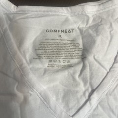 Comfneat Men’s 2-Pack Stretch 100% Cotton V Neck Shirts for Men Size XL big&tall