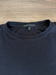 Robert Barakett Black Pima Cotton Crewneck T-Shirt Size Medium Short Sleeve