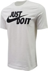 Nike Men’s Sportswear Tee Just Do It Swoosh White AR5006-63 XL