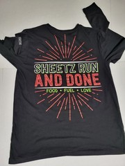 (#5) SHEETZ LONG SLEEVE PULLOVER SHIRT SIZE UNISEX MEDIUM BLACK