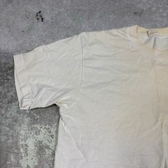 Vintage 70s Jcpenny Blank White Shirt Towncraft Polycotton Single Stitch Size M