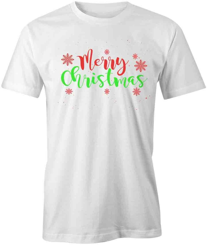 MERRY CHRISTMAS TShirt Tee Short-Sleeved Cotton CLOTHING HOLIDAYS S1WCA249