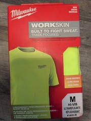 Milwaukee Workskin Lightweight Performance Shirt – Short Sleeve Hi Vis Yellow