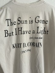 Kurt Cobain Nirvana Memorial tee 1995