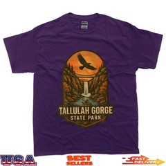 Tallulah Gorge Shirt Waterfall Bridge Kayak Georgia Park T-Shirt
