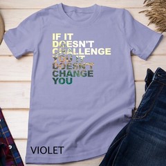 Challenge Yourself Motivational Quote Exercise Fitness Gym Unisex T-shirt
