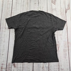 G.H Bass & Co Charcoal Ribbed Knit Short Sleeve Cotton Tee Men’s XXL