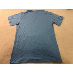 Royal Avalon Mens Bamboo Cotton Blend Crewneck T-Shirt Light Blue Large