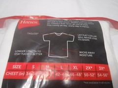 Short Sleeve T-Shirt Men’s Size L 42-44 value pack of 6 Tagless