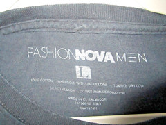 Fashion Nova Mens JPN International Racing Team 1990-1999 Black Shirt Large