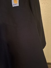 Carhartt Logo Men’s Loose Fit Pocket Crew Neck T-Shirt Black Size 5XL