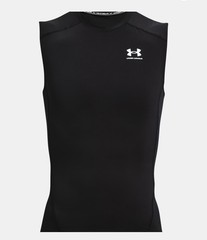 Under Armour Men’s HeatGear Compression Sleeveless Tank Black Sz. M NWT