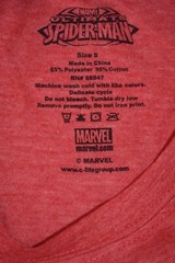 Marvel Ultimate Spider-Man Mens Spiderman Spidey Legs Red Shirt New S, M