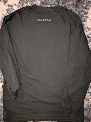 Vintage Hard Rock Hotel Las Vegas Long Sleeve T Shirt Mens Large USA Flag