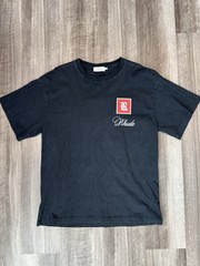 RHUDE Monaco T Shirt Luxury Streetwear Black Sz S