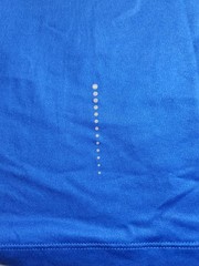 Peter Millar The Roundup T Shirt Mens Size Large Blue White Striped UPF 50+ NEW