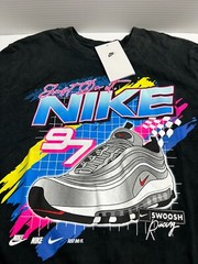 Nike Mens Sportswear Air Max 97 Racing Graphic Black T-Shirt DR8000-010 Medium