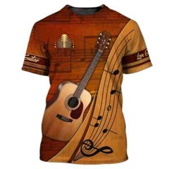 1 Piece Custom Your Picture 3D Fashion Music T-Shirt Pullover Short Sleeve