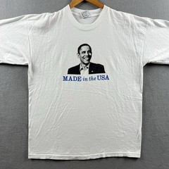 Vintage Barack Obama Shirt Mens XL White Birth Certificate President Y2K RARE
