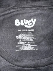 Bluey Mens 80’s Graphic Tee “This Was The 80’s Man” Adult Size 3XL (54/56)