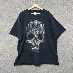 The Walking Dead Skull Graphic Black T-Shirt 3XL Zombie Horror TV Show