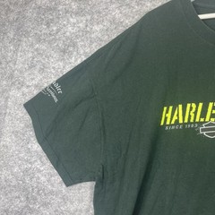 Harley Davidson Chandler Arizona Dealer Shirt 3XL Biker Green Short Sleeve