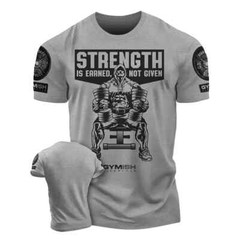 Men’s Gym T-Shirt Training Heavy Weight Lifting 3D Printed Fitness Running Top T