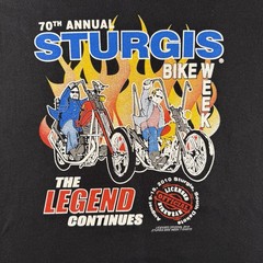 Sturgis “The Legend Lives On” Mens L 2010 70th Annual Vintage Y2K T Shirt