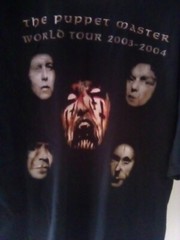KING DIAMOND/ PUPPET MASTER TOUR SHIRT. Rare XL