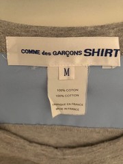 Comme des Garçons Shirt France Variation Pattern Sleeve Cut-and-Sew T-shirt Unu