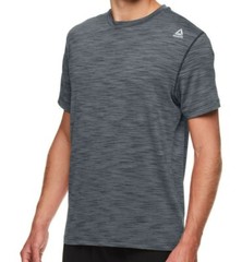 Reebok Neptune Crewneck Shirt Gym Exercise Charcoal Heather Men’s Medium-XL