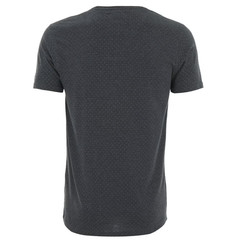 Brave Soul Men’s Ginn Dot Print T-shirt Mid Charcoal Marl Size S CR058 GG 16