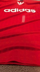 Men’s Adidas 3 stripes Adicolor Trefoil Poly Red L New