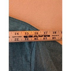 PATAGONIA Men’s Teal Pocket T Ocean Mountains Small (Slim Fit) $45 Retail Blue