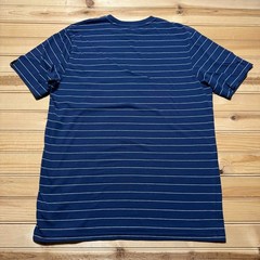 Oakley Regular Fit Horizontal Striped Pattern Surf Skate T-Shirt Men’s Large