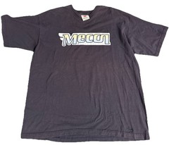 Vintage Mecca T Shirt Mens XXL Blue Y2K Baggy Hip Hop