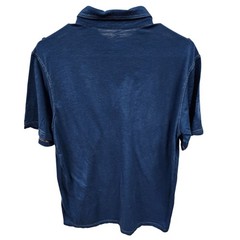 Vertical Sport Mens T-Shirt Navy Blue Size Large Short Sleeve Pockets