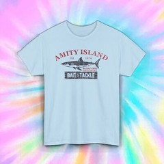 Amity Island Bait & Tackle Shirt | Jaws Movie Fan Tee S-5XL