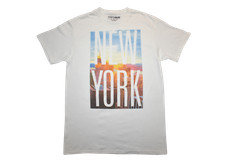 Fifth Sun Mens New York City Skyline White Shirt NWT S- 2XL